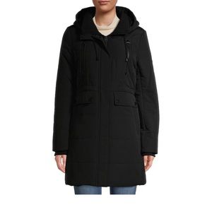 Black Lucky Brand Women's Missy Hooded Parka Jacket